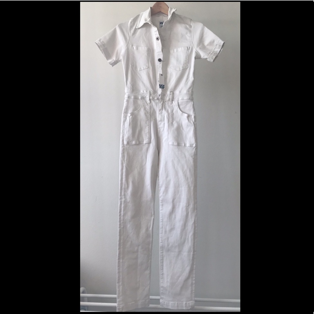 COPY - NWT NSF Kami Fitted Short Sleeve Jumpsuit